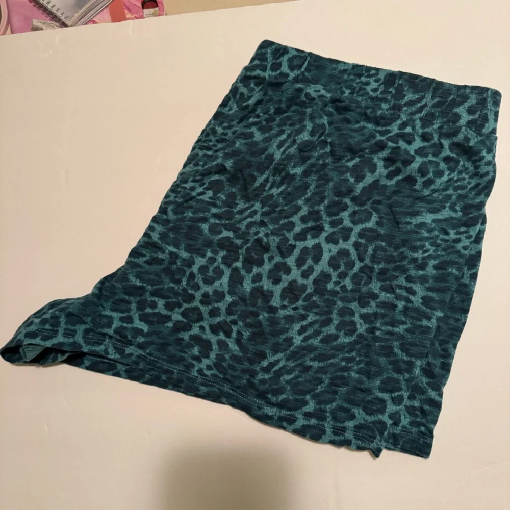 TORRID Sleep Teal Leopard Fare Print Turquoise Shorts women's size 2X (Torrid 2)